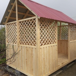Беседка "стандарт" 3x3 м Описание
Беседка размером 3х3 метра идеально подходит для учас...
