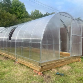 Теплица усиленная, очень удобная теплица из проф. трубы 20х20х1мм, что важно - это шаг между дуго...