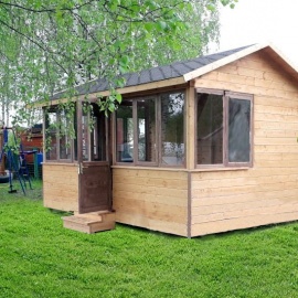 Беседка размером 2х3м идеально подходит для участков среднего размера и и малого может разместить...